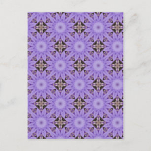 Paarse Bloemen Briefkaart
