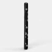 Paarse Bloemen Computer Drawn Art Case-Mate iPhone Case (Achterkant/rechts)
