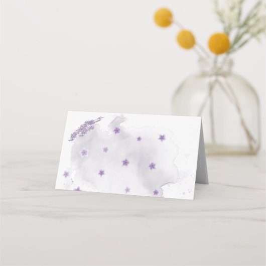 paarse bloemen groene bladeren botanisch (Achterkant)