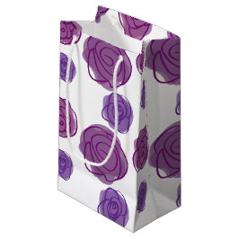 Paarse Bloemen Klein Cadeauzakje