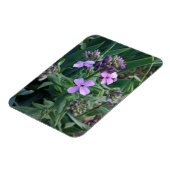 Paarse Bloemen Magneet (Linkerzijde)