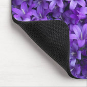 Paarse  bloemen muismat (Hoek)