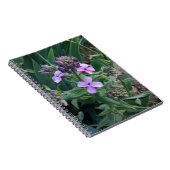Paarse Bloemen Notitieboek (Rechterzijde)