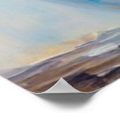   paarse bloemen poster (Hoek)