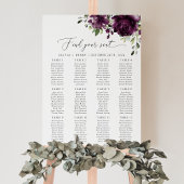 Paarse bloemen, Pruimenbloemen, Boho, Zitkaarten Poster