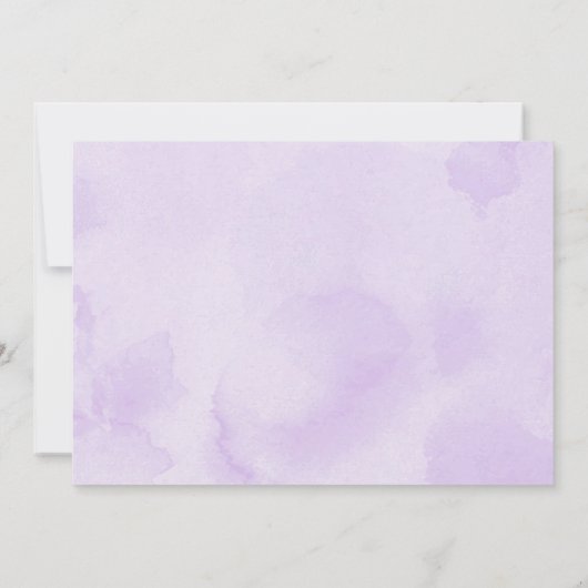 Paarse bloemen Retro auto rijden met het Vrijgezel Kaart (Achterkant)