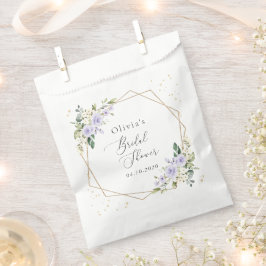 Paarse bloemen, witte bloemen, Boho, Vrijgezellenf Bedankzakje