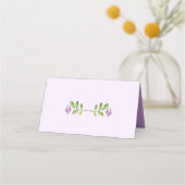 Paarse Bloemenbos Waterverf Bosdieren (Achterkant)