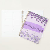 Paarse Bloemendagboek Planner (Display)