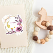 Paarse bloemeneiland Mubarak Sticker