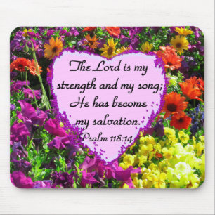  PAARSE BLOEMENPSALM 118:14 FOTO MUISMAT