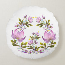 Paarse bloemenslinger decoratief