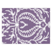 Paarse bloemmotief tafelkleed (Voorkant (Horizontaal))