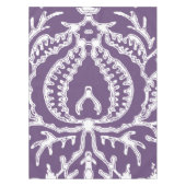 Paarse bloemmotief tafelkleed (Voorkant)
