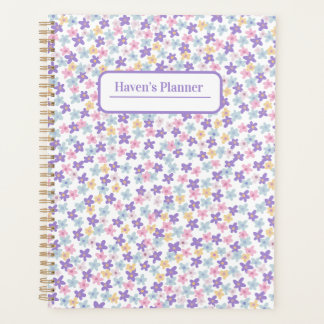  paarse bloemplanner planner