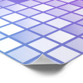 Paarse Blokken Poster (Hoek)