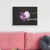 Paarse Bloom Canvas Afdruk (Insitu (Woonkamer))