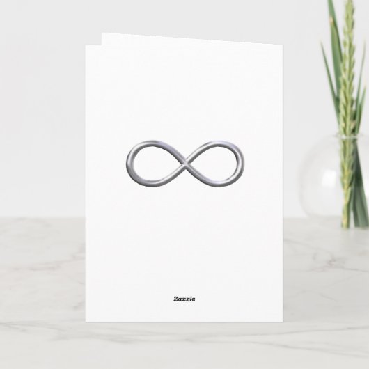 Paarse Blue Silver Infinity Program Kaart (Achterkant)