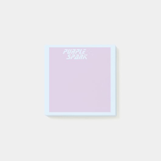 Paarse Blue Small Business Post-it® Notes (Voorkant)