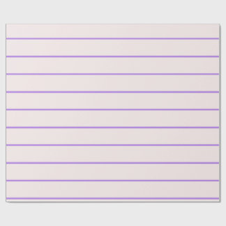Paarse Blush Stripe Wrapping Paper Cadeaupapier