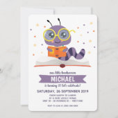 Paarse boekendag kaart (Voorkant)