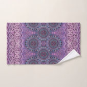 Paarse Boho Style Bad Handdoek (Handdoek)