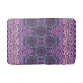 Paarse Boho Style Badmat (Voorkant)