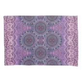 Paarse Boho Style Kussensloop (Voorkant-Links)
