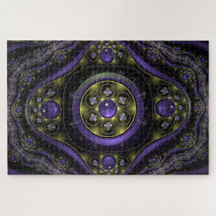 paarse bollen puzzel legpuzzel