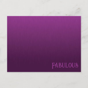 Paarse bontmengeling Briefkaart