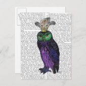 Paarse boomgaard briefkaart (Voorkant / Achterkant)