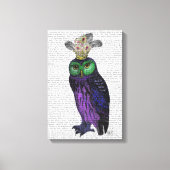 Paarse boomgaard canvas afdruk (Voorkant)