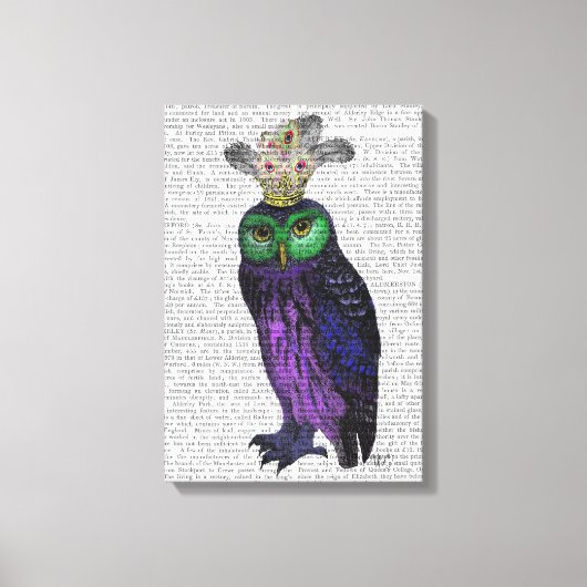 Paarse boomgaard canvas afdruk (Voorkant)