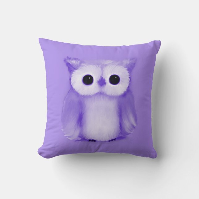 Paarse boomgaard kussen (Voorkant)