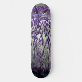 Paarse boomschaarplaat skateboard