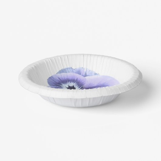 Paarse Borden voor fabelpapier Papieren Kommen (Gebogen)