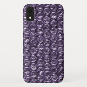 paarse borrelen iPhone XR hoesje