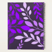 Paarse botanische naam met planner (Achterkant)