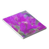 Paarse Bougainvillea Notitieblok (Schuin)