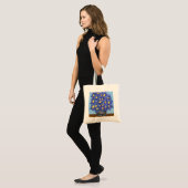 Paarse Bouquet van Bloemen Tote Bag (Voorkant (model))