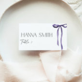 Paarse Bow Coquette Tying the Knot Vrijgezellenfee