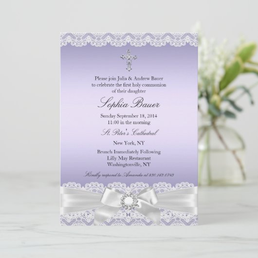 Paarse  Bow-gemeenschap Kaart (Staand voorkant)