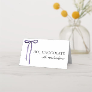 Paarse Bow Tying Knot Vrijgezellenfeest Buffet Voe