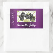 Paarse bramble jam label van BlackBerry (Tas)