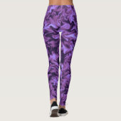 Paarse brand leggings (Achterkant)