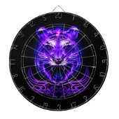 Paarse brandweertijger dartbord (Voorkant)