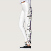 Paarse BRIDE-Leggings van de Cake Bridal Leggings (Links)