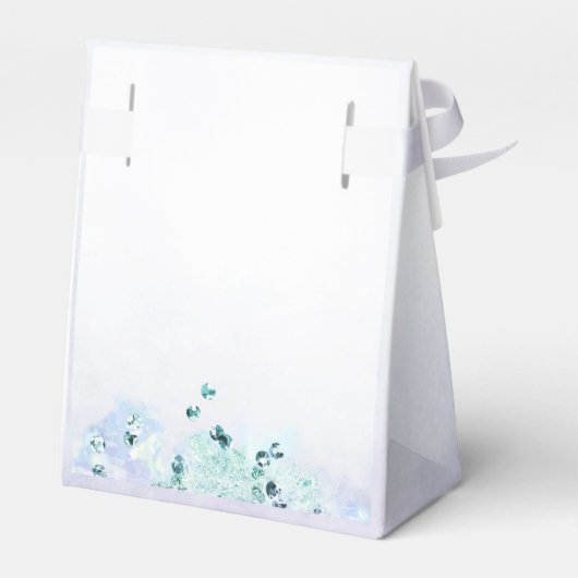 Paarse bruiloft voor cadeaudoos bedankdoosjes (Achterkant)