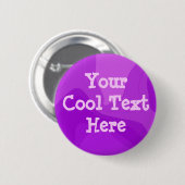 Paarse bubbelgom - Sjabloon Ronde Button 5,7 Cm (Voorkant /achterkant)