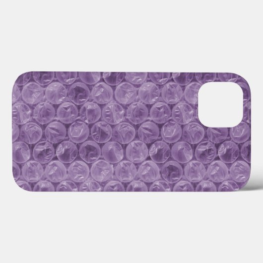 Paarse bubbelomlooppatroon Hoesje-Mate iPhone case (Achterkant (horizontaal))